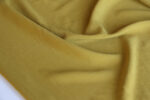 Mustard Viscose Linen Crepe