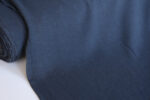 Slate Blue Viscose Linen Crepe