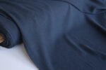 Slate Blue Viscose Linen Crepe