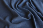 Slate Blue Viscose Linen Crepe