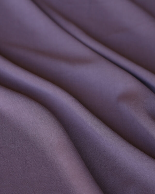 Muted Purple Viscose Linen Crepe