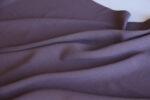 Muted Purple Viscose Linen Crepe