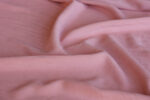 Pink Viscose Linen Crepe