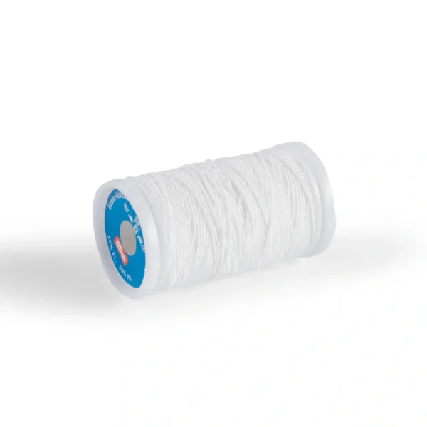 White Elastic Shirring Thread 20 meters - Image 2