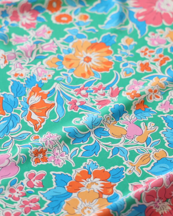 CLARE RICCO SILK CREPE DE CHINE LIBERTY FABRIC-1-2
