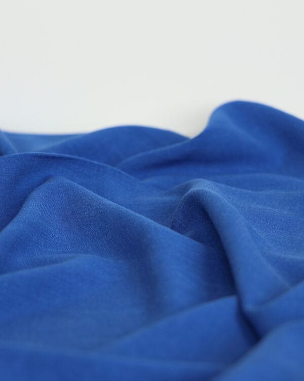 BLUE viscose linen noil-3