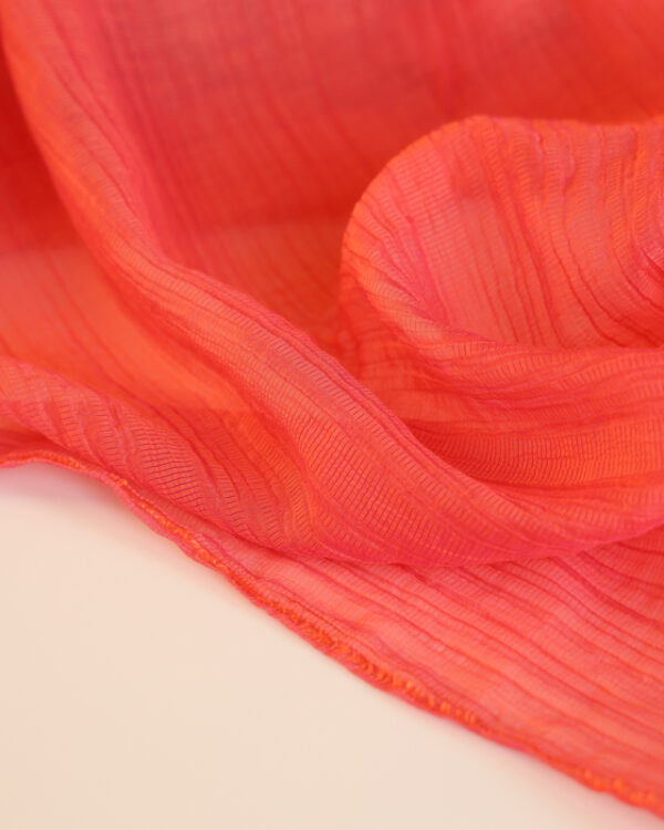 Raspberry Lyocell Nylon Plisse (made with TENCEL™ fibers)