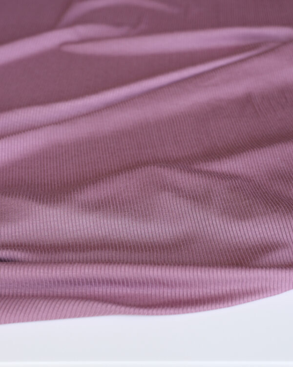 Sister Mintaka Dusky Mauve Ribbed Modal Knit (made with Tencel™ fibres) fabric-2