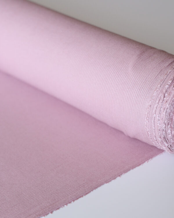 Sister Mintaka Light Mauve Ribbed Modal Knit (made with Tencel™ fibres) fabric-3