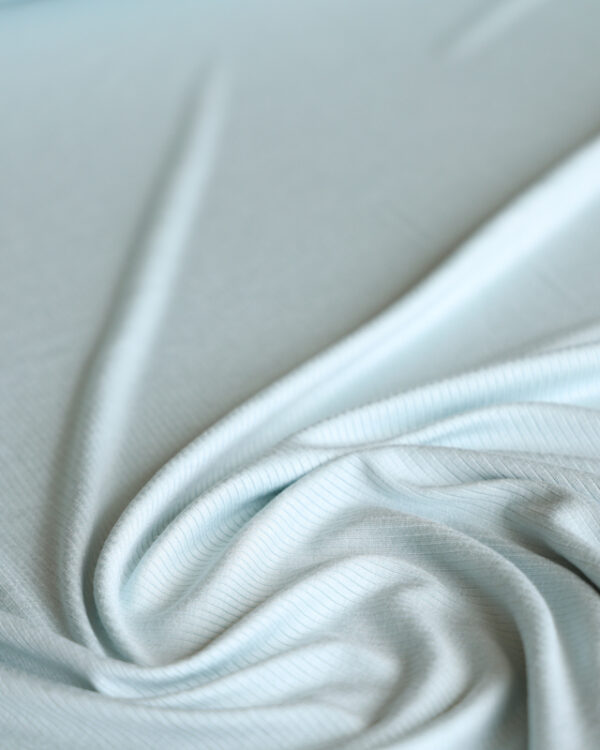 Sister Mintaka Soft Mint Ribbed Modal Knit (made with Tencel™ fibres) fabric-2