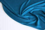 Teal Blue Ribbed Modal Knit (made with Tencel™ fibres)