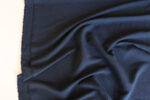 Navy Blue Viscose Linen Slub