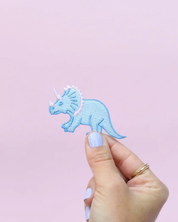 Triceratops Iron On Patch