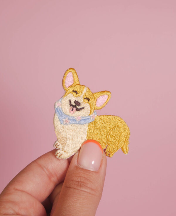 Corgi Iron On Patch