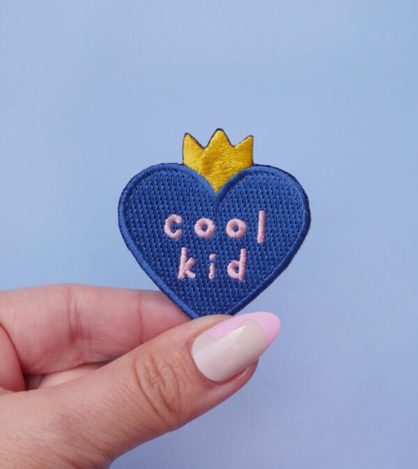 'Cool Kid' Iron On Patch