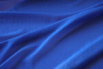 Blue Crinkle Silk