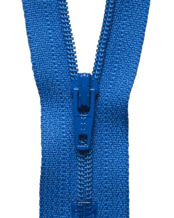 YKK Bright Blue Nylon Zipper