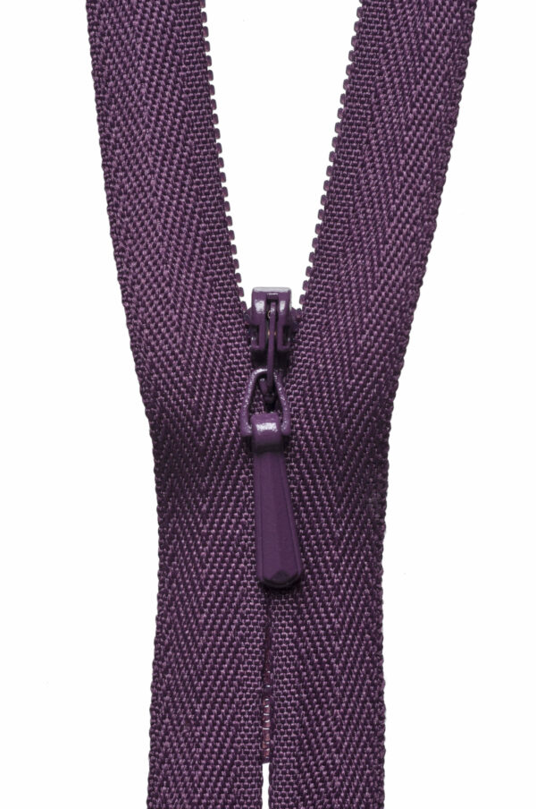 YKK Damson Concealed Zipper