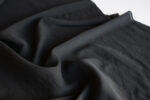 Black Culinten Slub (made with Cupro, Linen and TENCEL™ fibers)