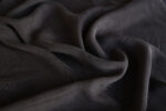 Black Rayon Cupro Bengaline