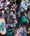 Floral Symphony Silk Satin