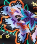 Floral Symphony Silk Satin