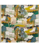 Prospect Place Green Silk Satin