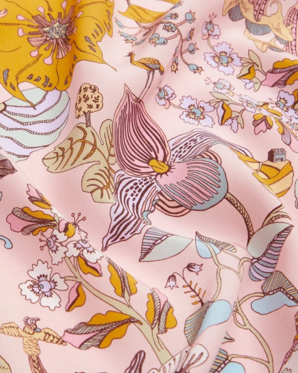 Fantasy Land Silk Crepe De Chine