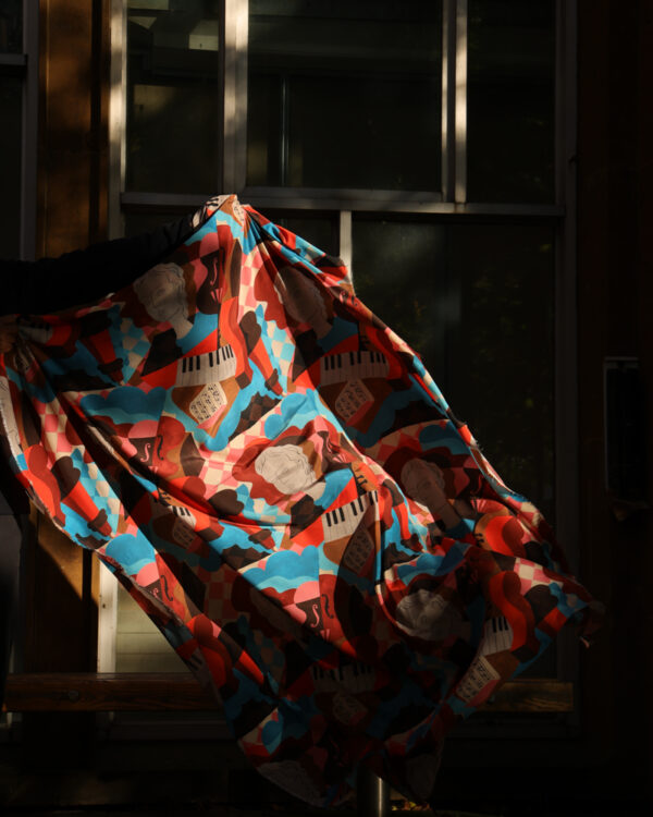 Sister Mintaka Fabric Unique bold textile prints art department-22