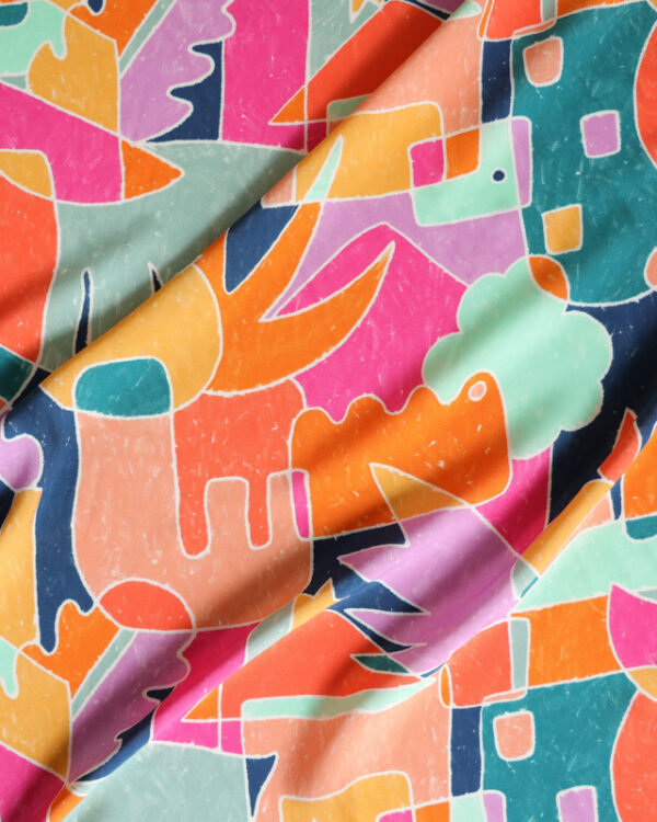 Sister Mintaka Fabric Unique bold textile prints art department-27