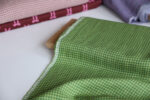 Green Gingham Linen