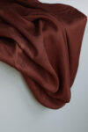 Deep Brown Bark Crepe (made with Cupro and TENCEL™ fibers)