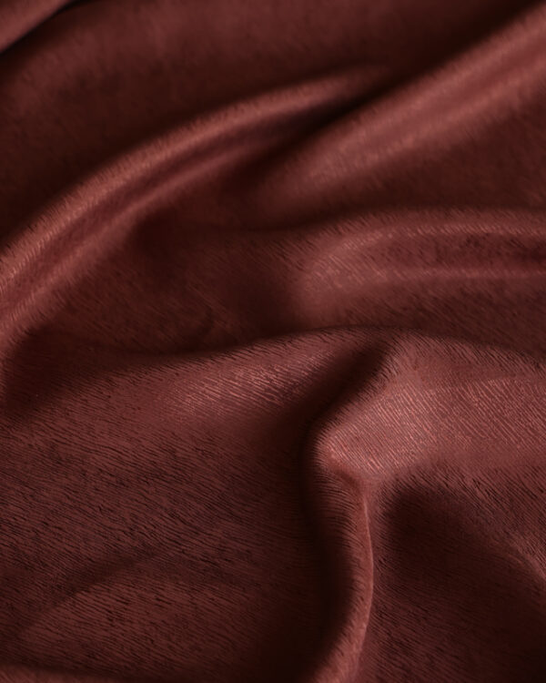 Deep Brown Bark Crepe (made with Cupro and TENCEL™ fibers)