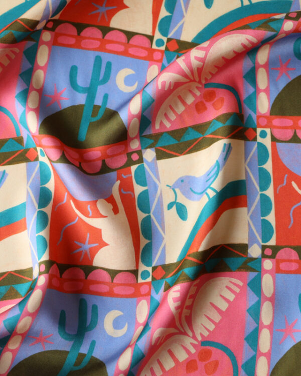 Dance with me Viscose Sateen-2