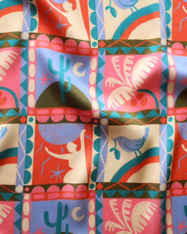Dance With Me Viscose Sateen (made with Lenzing Ecovero fibres)