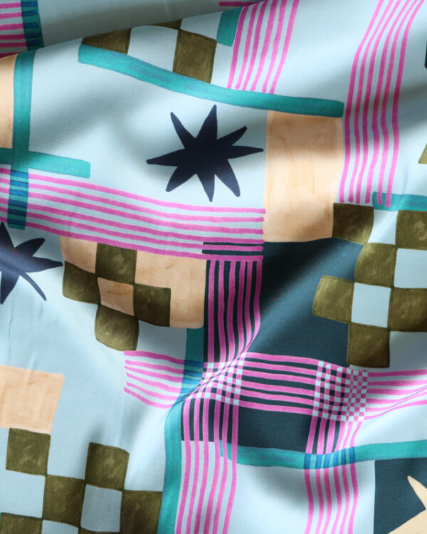 Race Day Viscose Twill