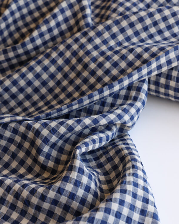 Sister Mintaka – Blue Gingham Linen -6
