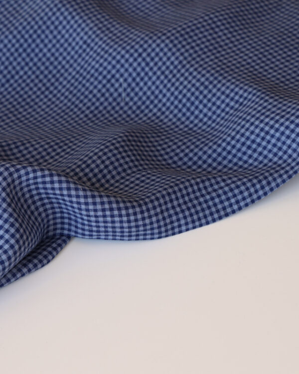 Sister Mintaka – Gingham Blue Linen -1