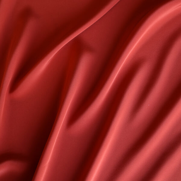 Reddish Silk Crepe De Chine