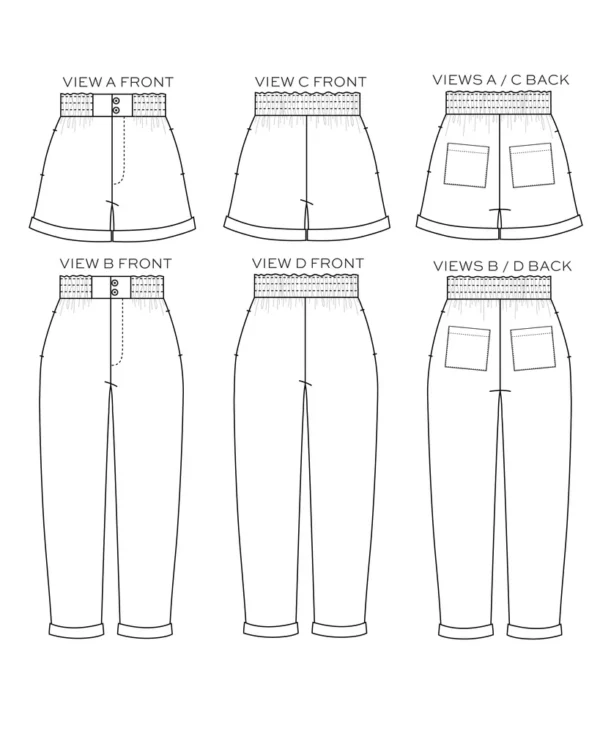 Dani Pants and Shorts by True Bias