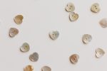 Shell Heart Button 15 mm