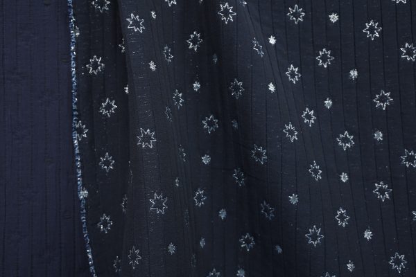 Midnights Quilted Fabric (made with Recycled Yarns)