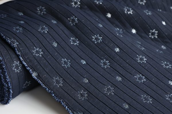 Midnights Quilted Fabric (made with Recycled Yarns)