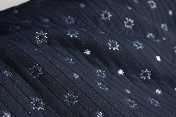 Midnights Quilted Fabric (made with Recycled Yarns)