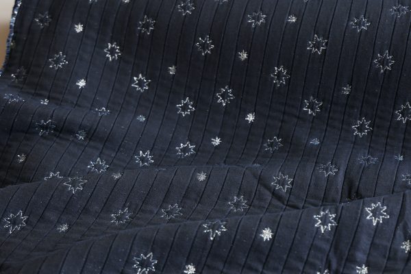 Midnights Quilted Fabric (made with Recycled Yarns)