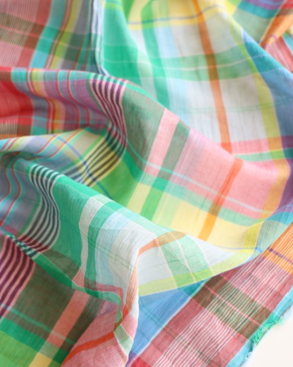 Hannah Plaid Cotton Crepe