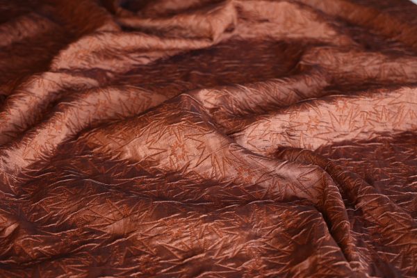 Copper Star Jacquard Fabric (made with Recycled Yarns)