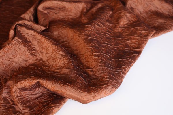 Copper Star Jacquard Fabric (made with Recycled Yarns)