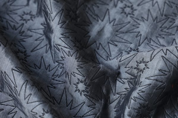 Silver Star Jacquard Fabric (made with Recycled Yarns)