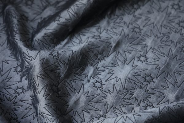 Silver Star Jacquard Fabric (made with Recycled Yarns)